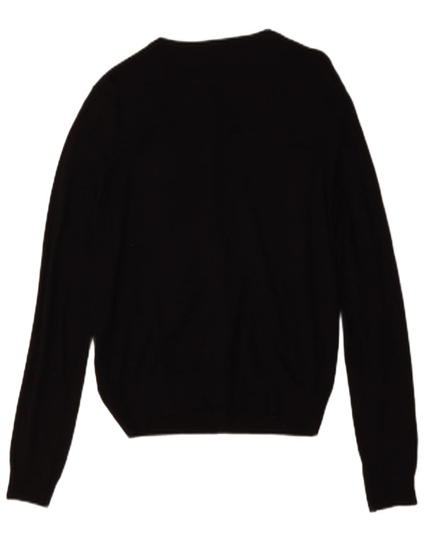 Marks & Spencer Pull Cardigan Femme UK 12 Medium Noir Viscose