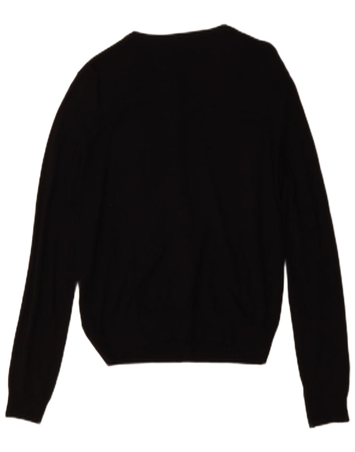 Marks & Spencer Pull Cardigan Femme UK 12 Medium Noir Viscose