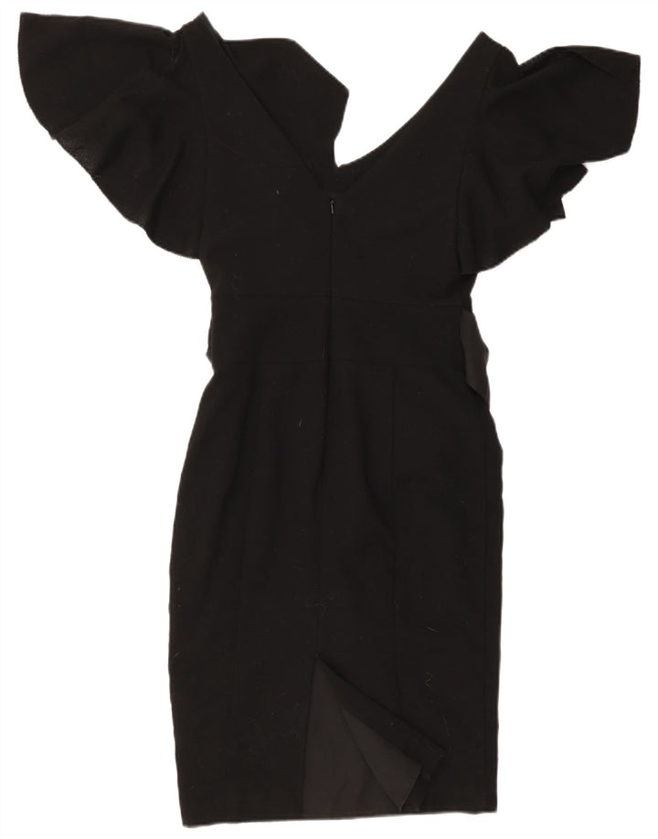 Ted Baker Robe moulante pour femme Taille 1 XS Laine noire