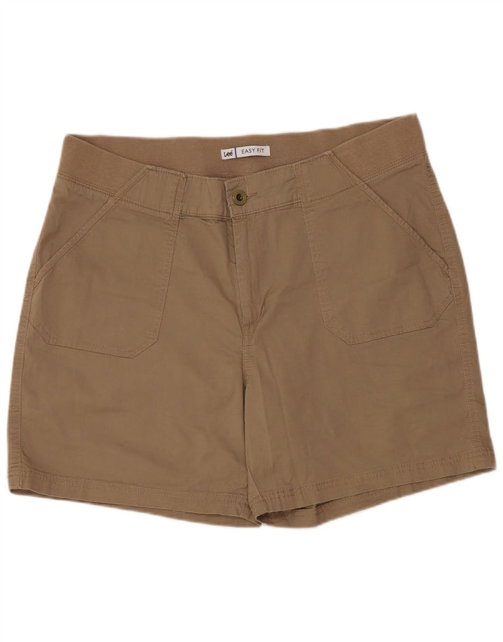 LEE Short décontracté facile à ajuster pour femme US 16 2XL W36 Coton marron