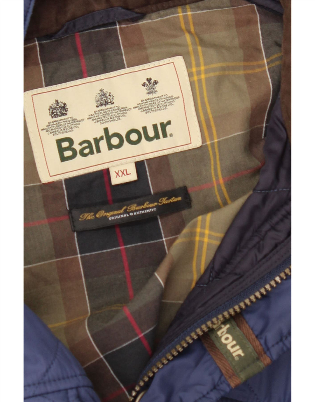 BARBOUR Veste matelassée pour hommes UK 44 2XL Bleu