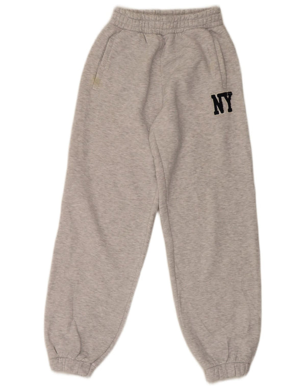 Zara Pantalon De Survêtement Homme Pantalon De Jogging Petit Gris Polyester