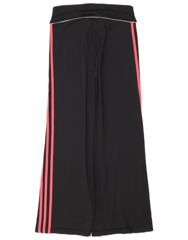 Adidas Pantalon de survêtement large pour femme UK 10 Petit nylon noir