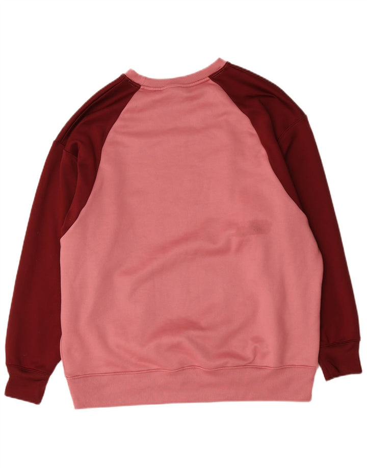 Nike Sweat-shirt en coton color block rose moyen pour homme