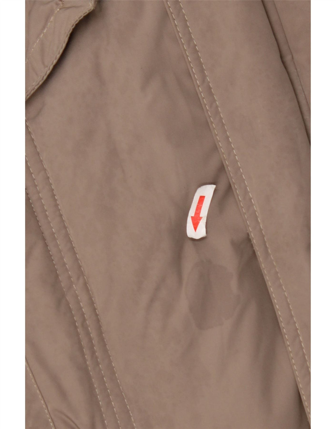 Kappa Veste matelassée à capuche pour homme UK 42 XL Beige Polyester