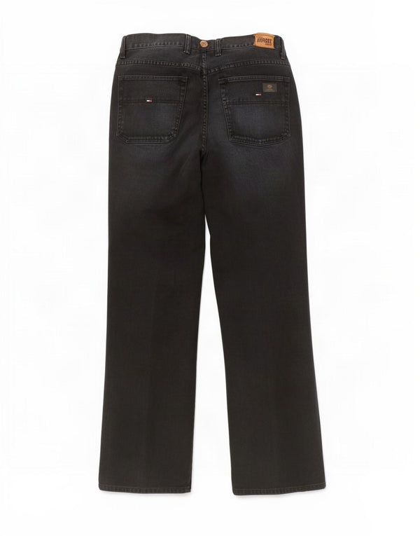 Tommy Hilfiger Mens Straight Casual Trousers W34 L34 Navy Blue Cotton