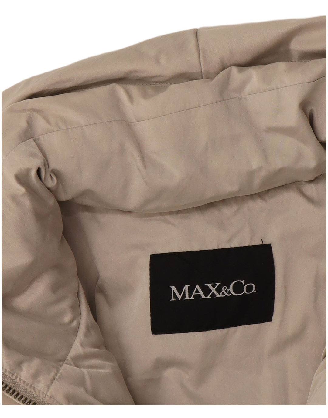 Max & Co. Veste matelassée pour femme UK 12 Beige moyen