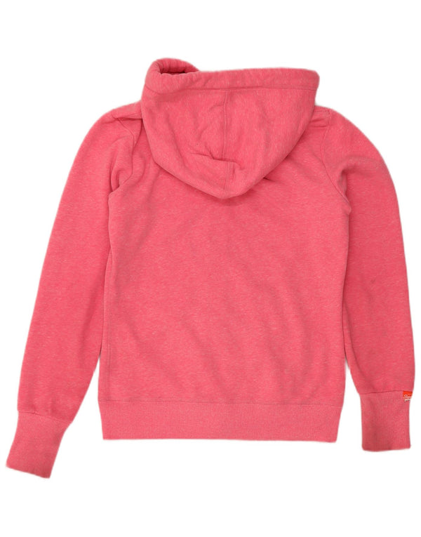 Superdry Pull à capuche zippé pour femme UK 10 Small Rose