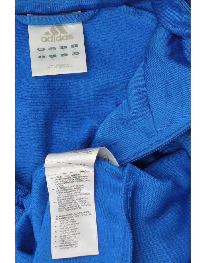 Adidas Veste de survêtement pour homme en polyester color block bleu moyen