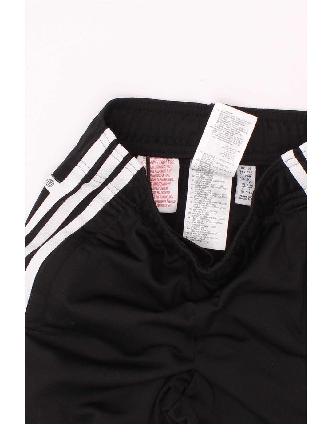 Adidas Pantalon de survêtement garçon Joggers 5-6 ans Noir Polyester