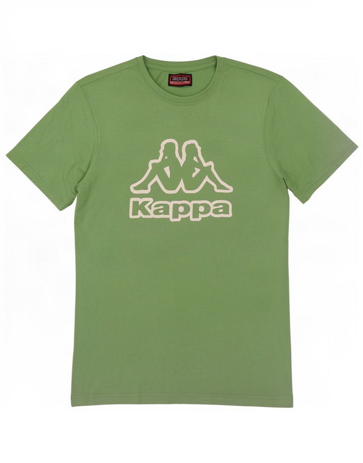 Kappa T-Shirt Graphique Homme Vert Moyen Coton