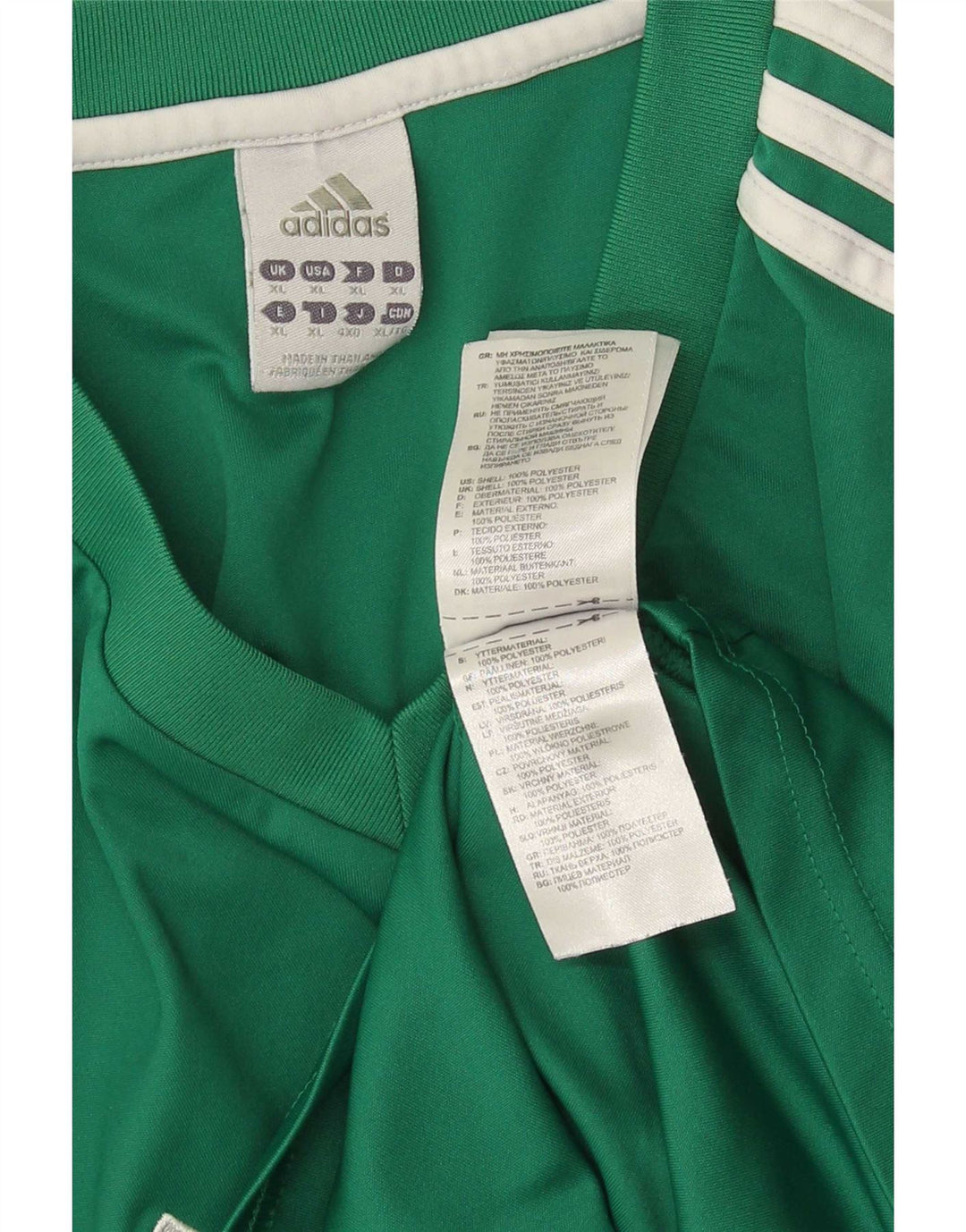 Adidas T-Shirt Homme Top XL Vert Polyester