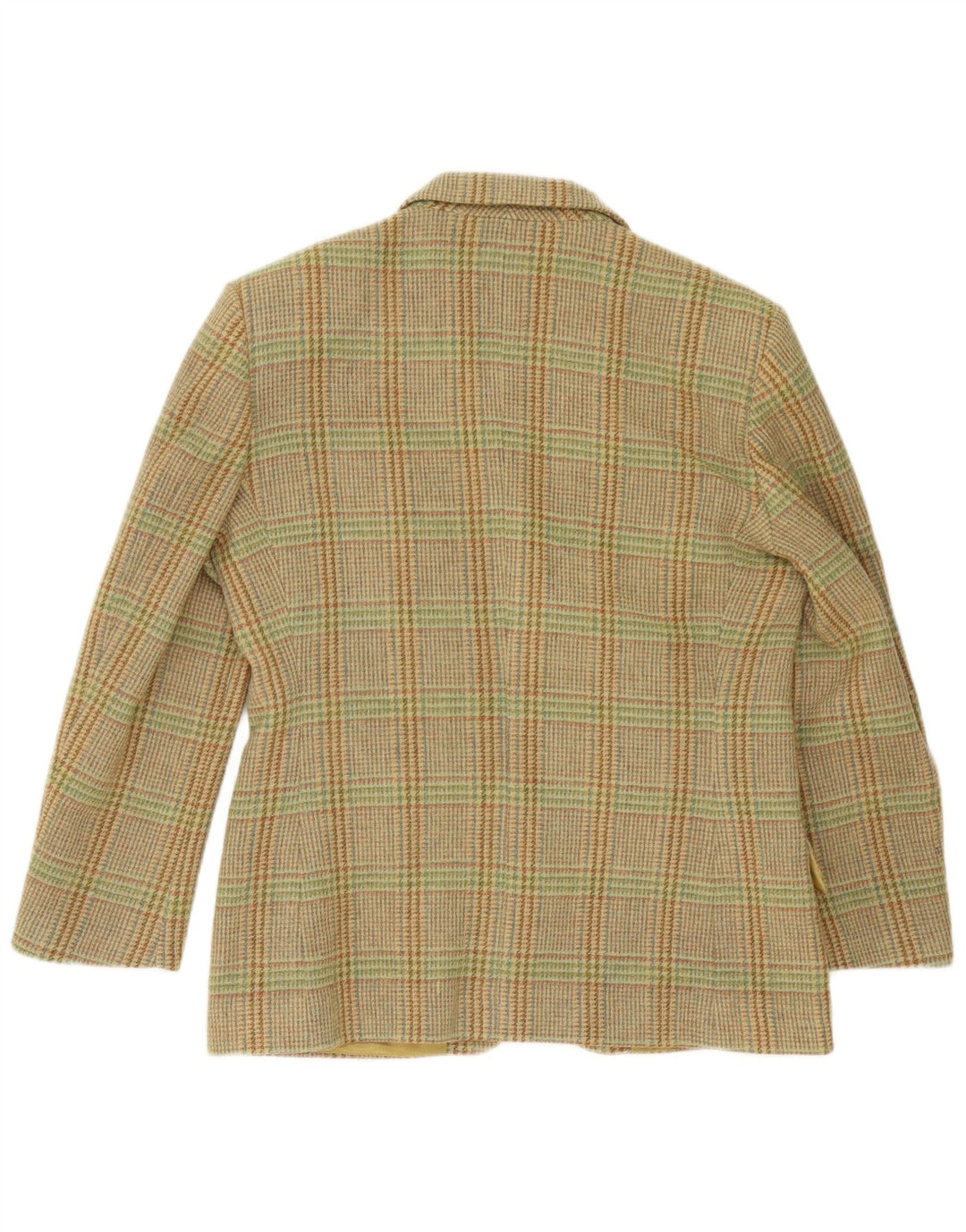 Henry Cottons Veste blazer 3 boutons pour femme IT 44 pied-de-poule vert moyen