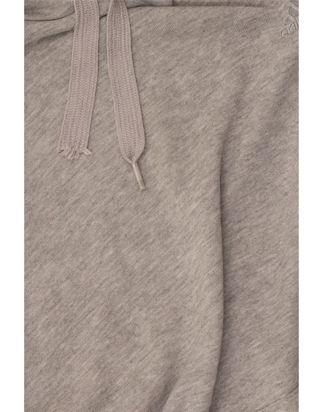 Adidas Pull à capuche en coton moucheté gris moyen pour homme