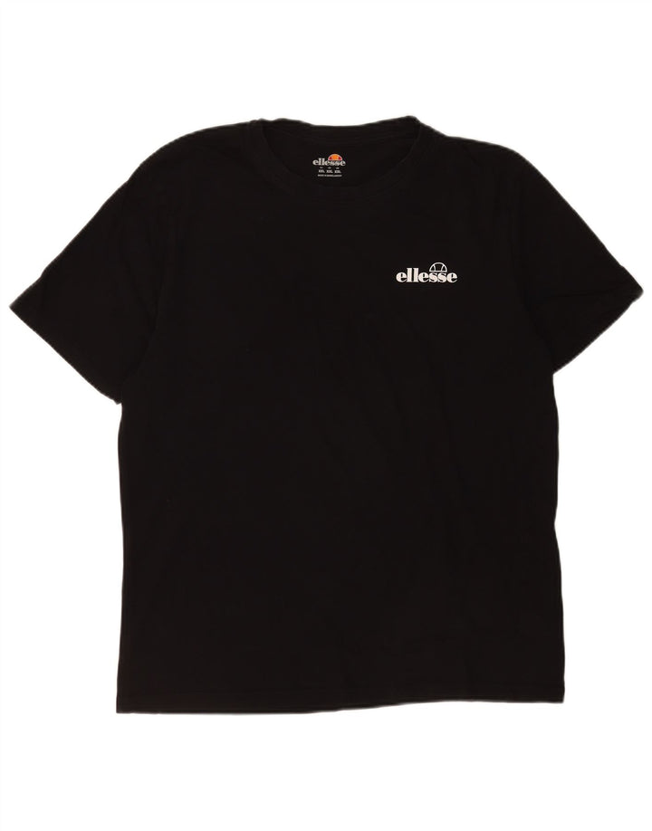 Ellesse T-Shirt Homme Top 2XL Noir Coton