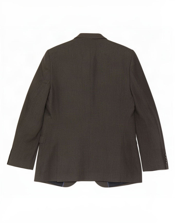 Marks & Spencer Veste blazer à 2 boutons pour homme UK 42 Large Gris Polyester