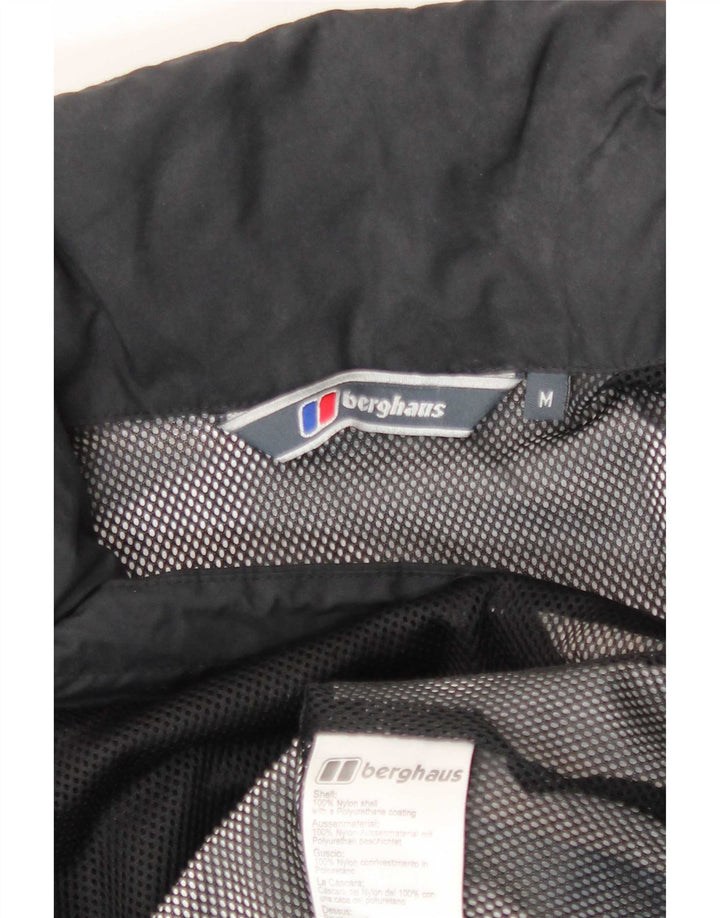 Berghaus Veste de pluie à capuche pour homme UK 38 Medium Black Nylon