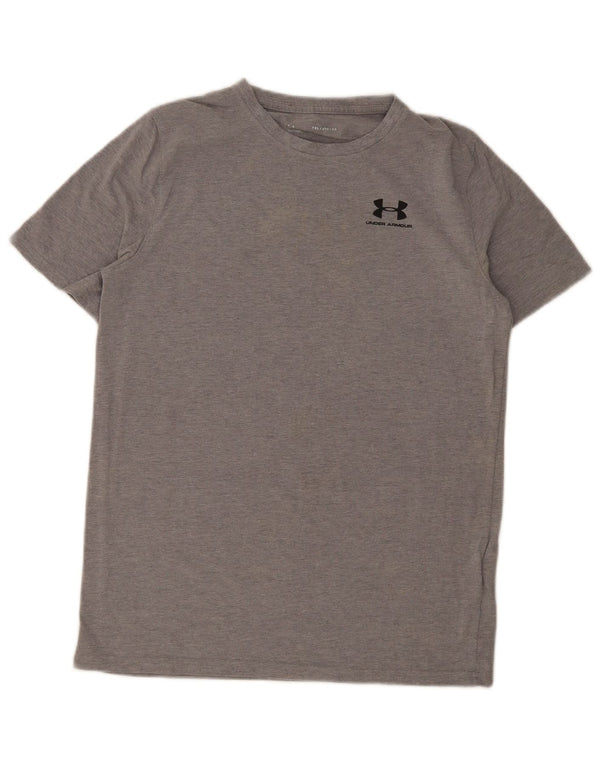 Under Armour Garçon Regular T-Shirt Top 13-14 ans XL Gris Coton