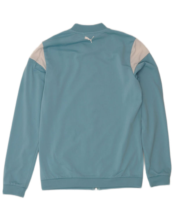 Puma Veste de Survêtement Graphique Garçon 15-16 ans Bleu Colorblock