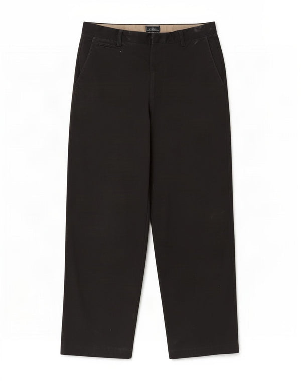 Dockers Pantalon Chino Coupe Ample Homme W32 L32 Noir Coton