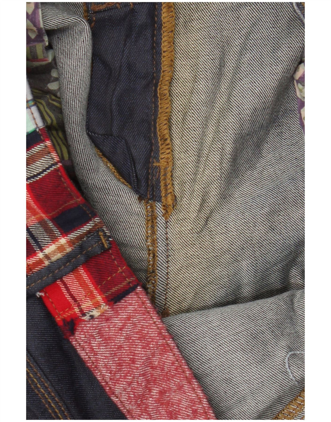 Desigual Jean Slim Femme W34 L33 Bleu Marine Coton