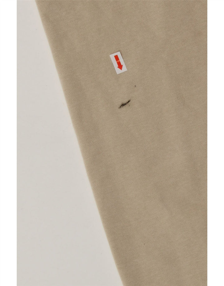 CHAMPION Sweat-shirt graphique pour femme UK 16 Grand coton beige