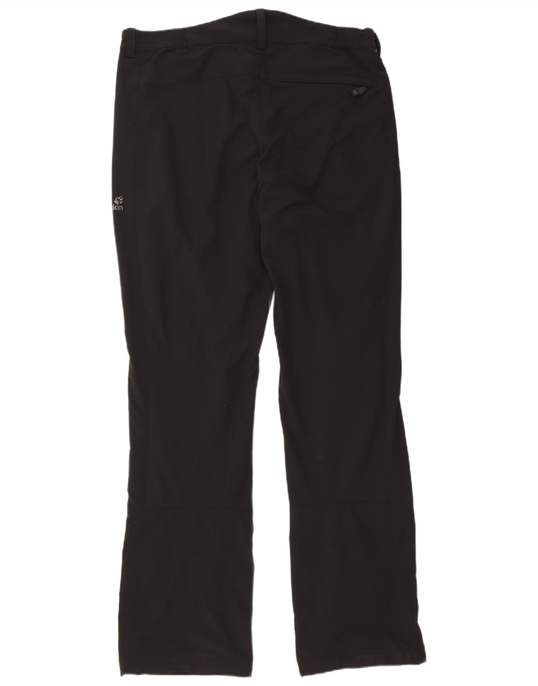 JACK WOLFSKIN Pantalon Coupe-Vent Droit Homme Large W35 L35 Noir