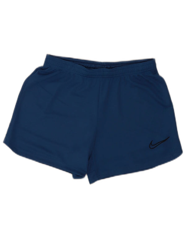Nike Short de sport Dri Fit pour femme UK 14 Large Bleu