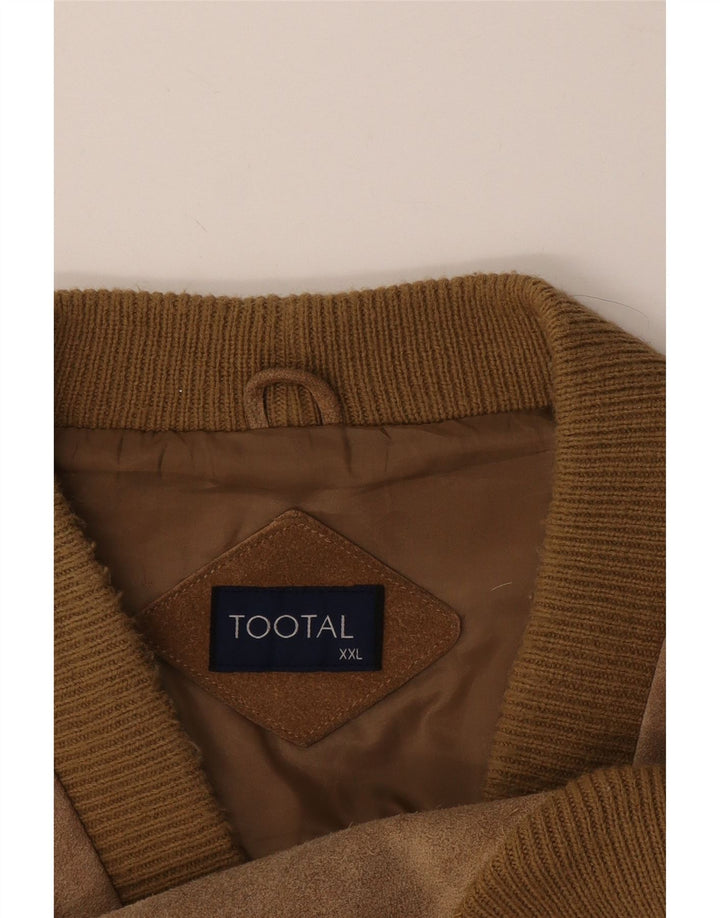 Pull Cardigan Vintage Homme 2XL Beige