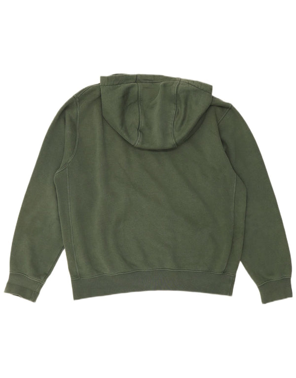 Nike Pull à capuche graphique en coton vert moyen pour homme