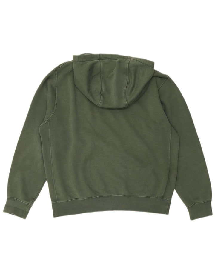 Nike Pull à capuche graphique en coton vert moyen pour homme