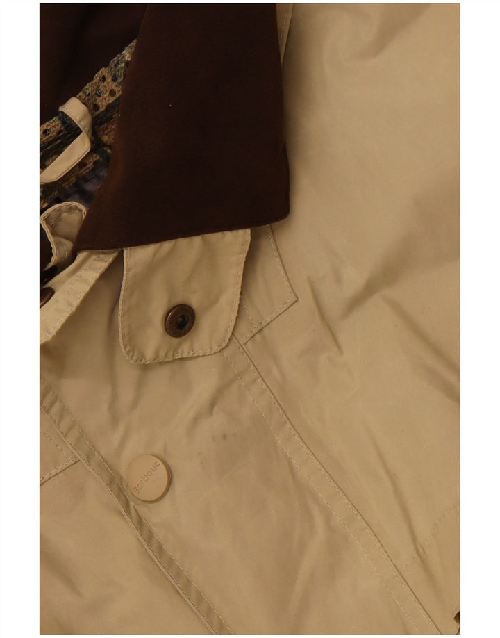 BARBOUR Veste utilitaire à capuche pour homme UK 36 Petit coton beige