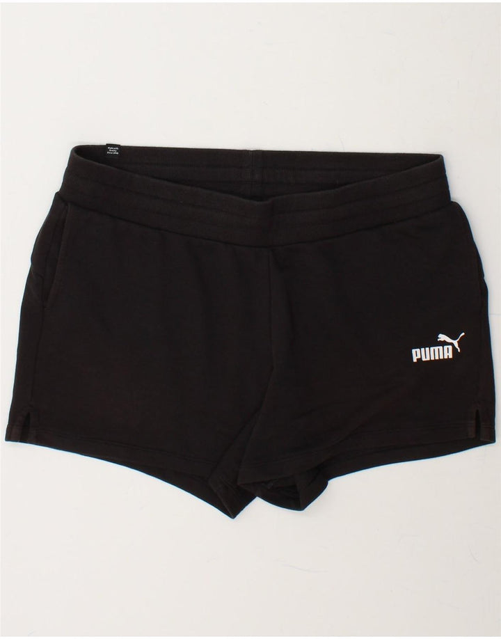 PUMA Womens Sport Shorts UK 16 Large Black Vintage Puma and Second-Hand Puma from Messina Hembry 