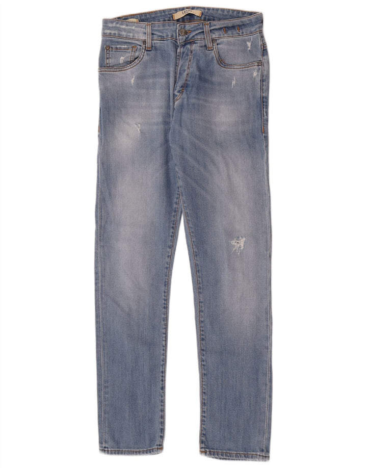 Liu Jo Jean slim vieilli W30 L32 en coton bleu pour homme