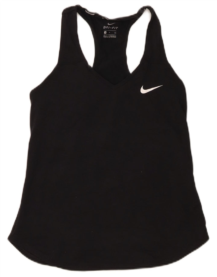 Nike Dri Fit Débardeur pour femme UK 8 Petit Noir