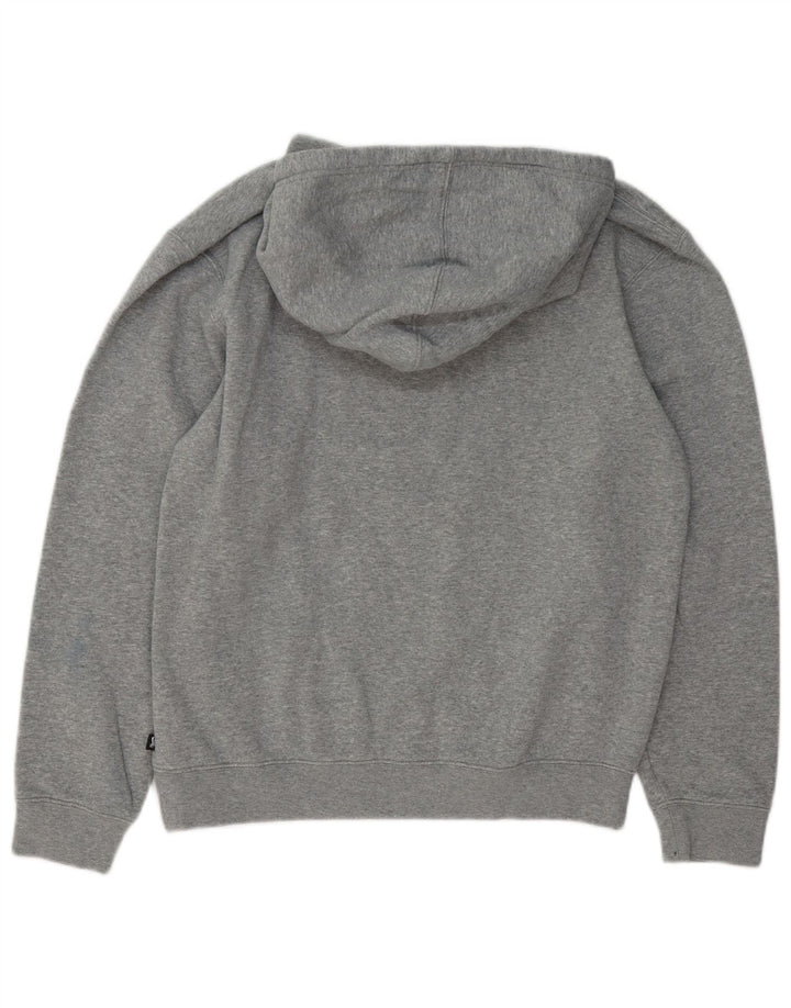 NIKE Pull à capuche graphique pour homme Petit coton gris