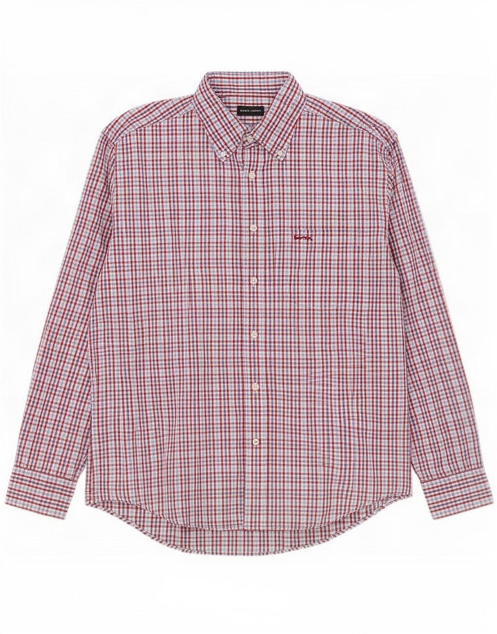 Pierre Cardin Chemise Homme XL Coton Vichy Multicolore