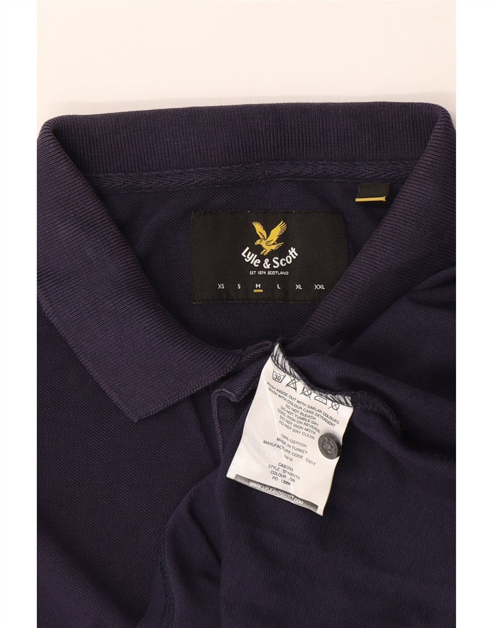 Lyle & Scott Polo Homme Bleu Marine Moyen Coton