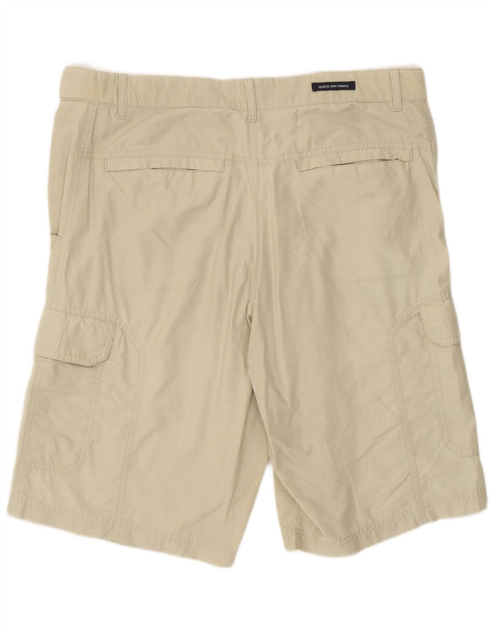 Marks & Spencer Short Cargo Homme W32 Coton Vert Moyen