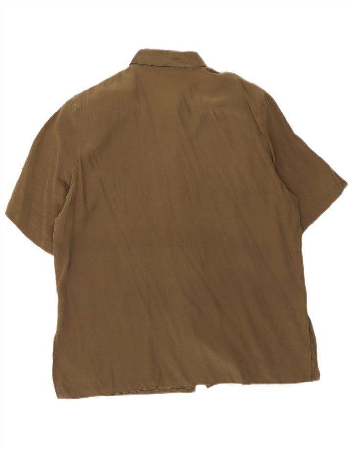 chemise à manches courtes femme vintage EU 42 Grand Vert