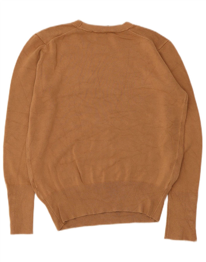 Zara Pull ras du cou pour femme UK 12 Marron moyen