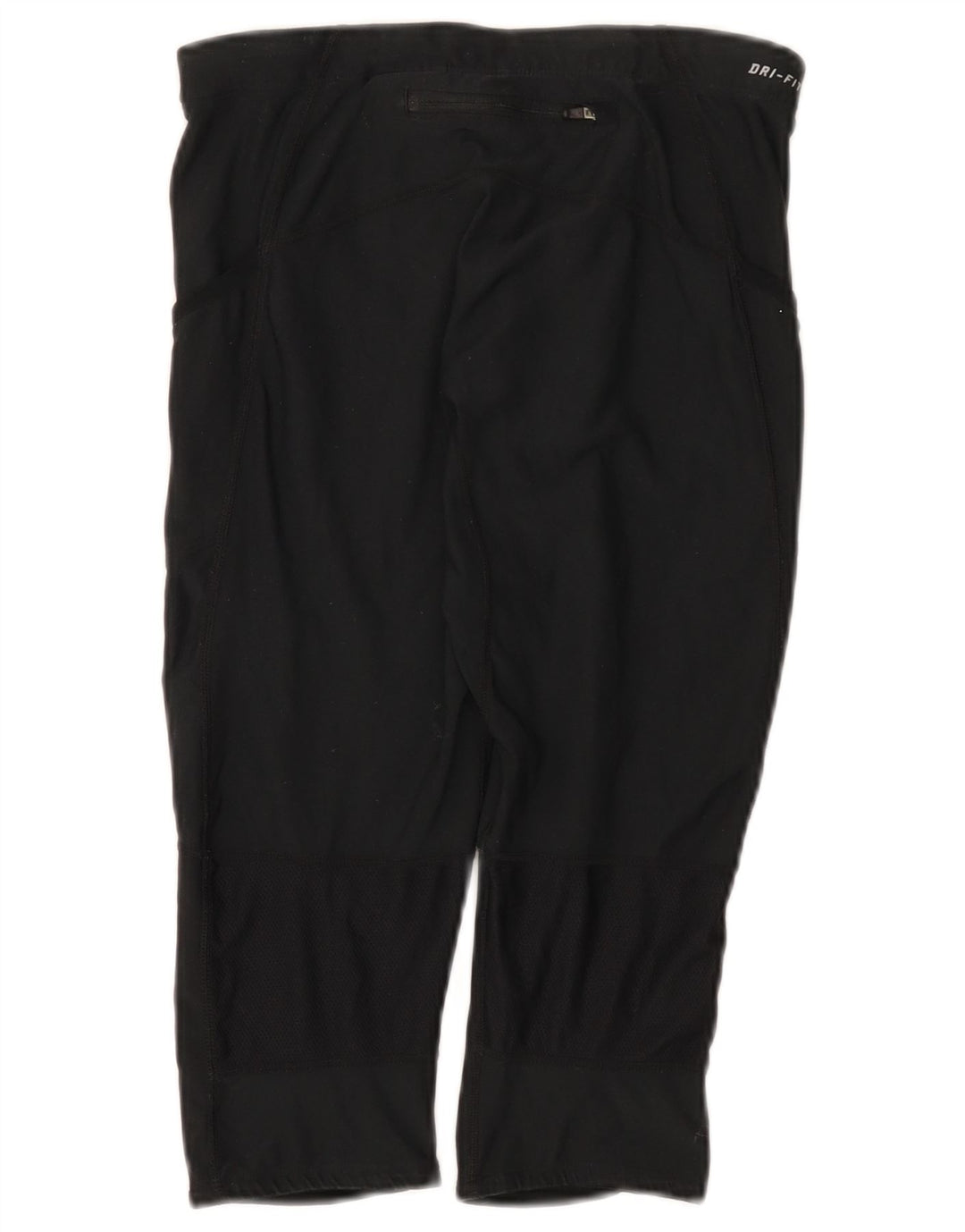 Nike Legging Capri Dri Fit Femme UK 12 Noir Moyen Polyester