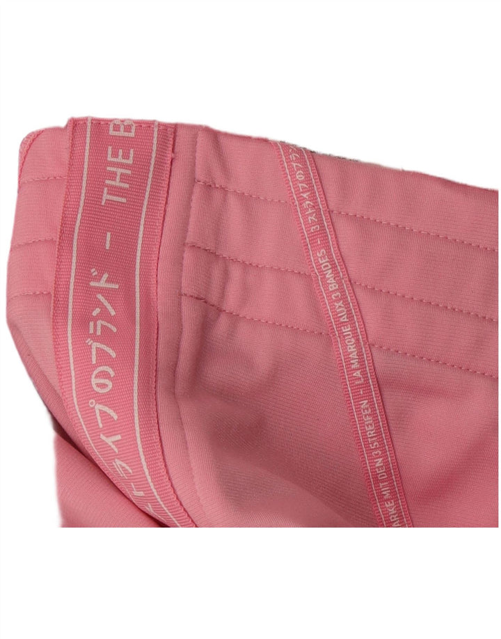 Adidas Veste de Survêtement Graphique Fille 11-12 Ans Rose Polyester