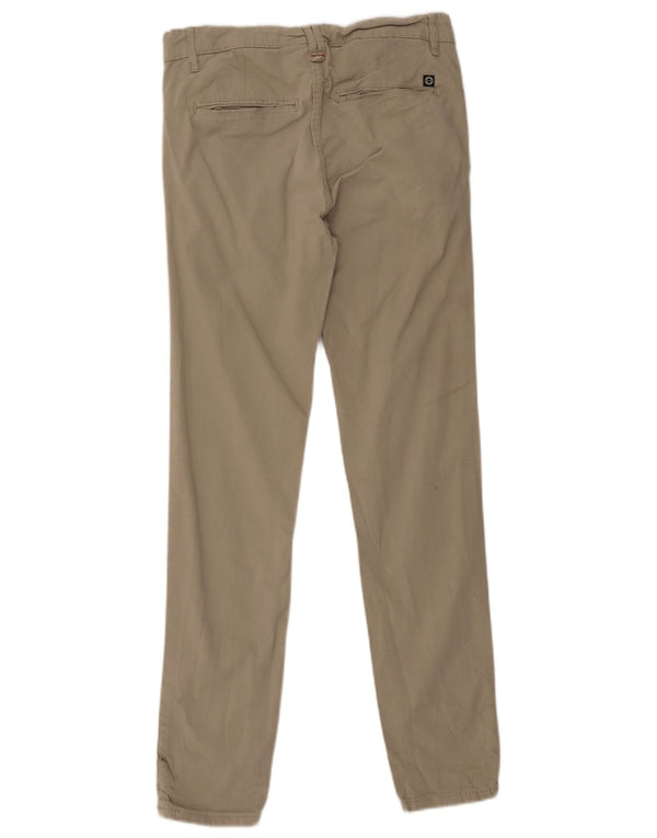 Zara Pantalon Chino Slim Homme EU 38 Small W31 L31 Coton Beige
