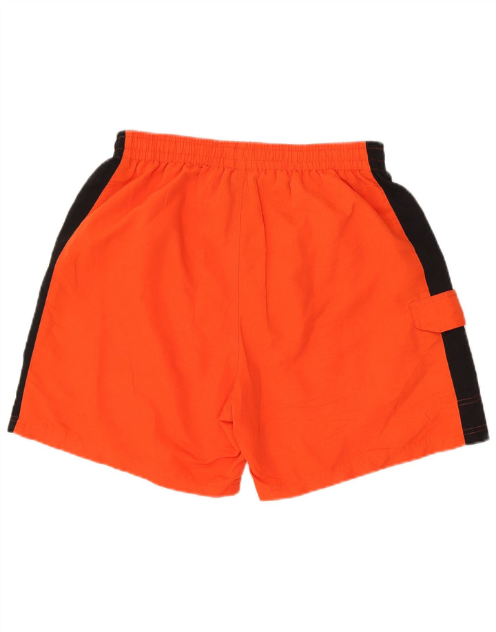 FILA Short de Bain Homme Large Orange Colorblock Polyester