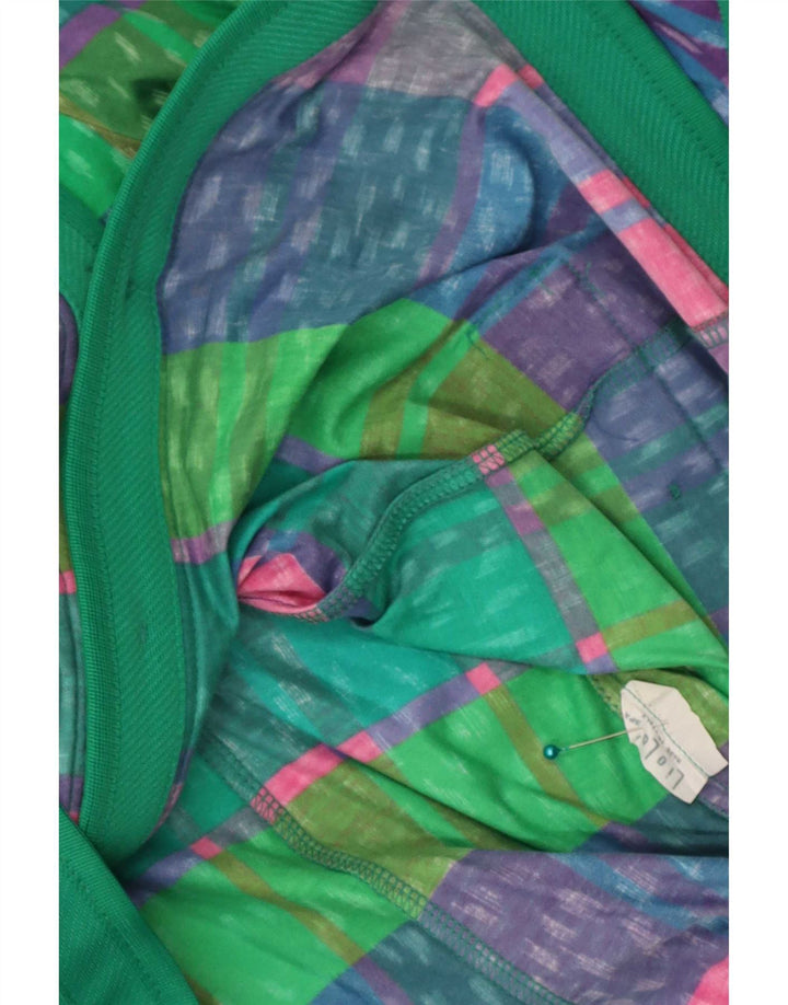Liola Veste blazer à 4 boutons pour femme UK 16 Grand carreaux multicolores