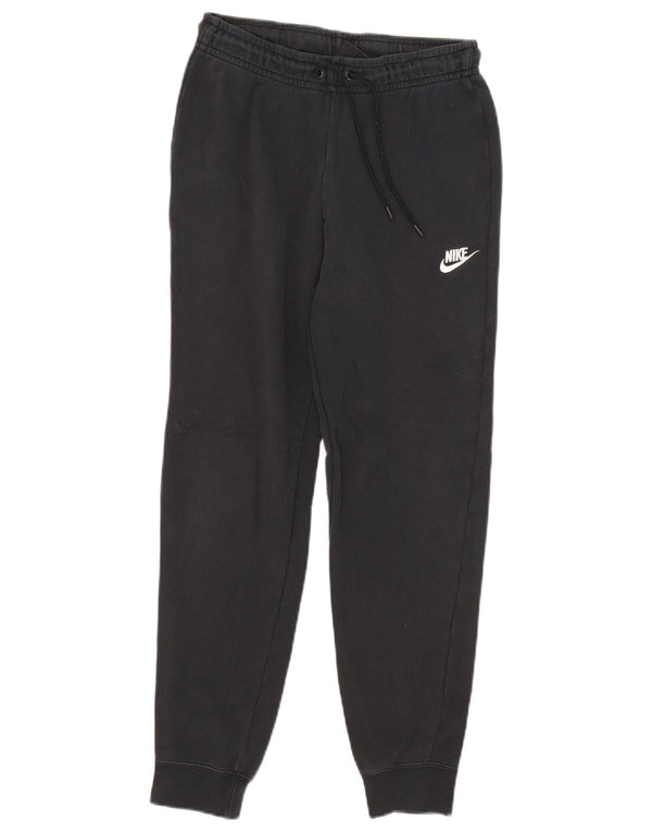 Nike Mens Tracksuit Trousers Joggers Small Black Cotton