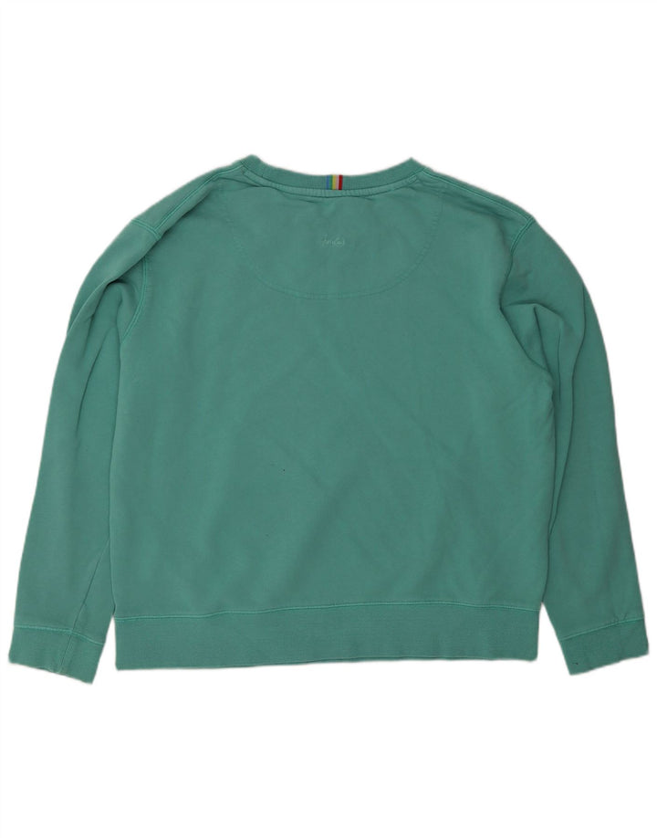 Joules Sweat-shirt oversize pour femme UK 12 en coton vert moyen