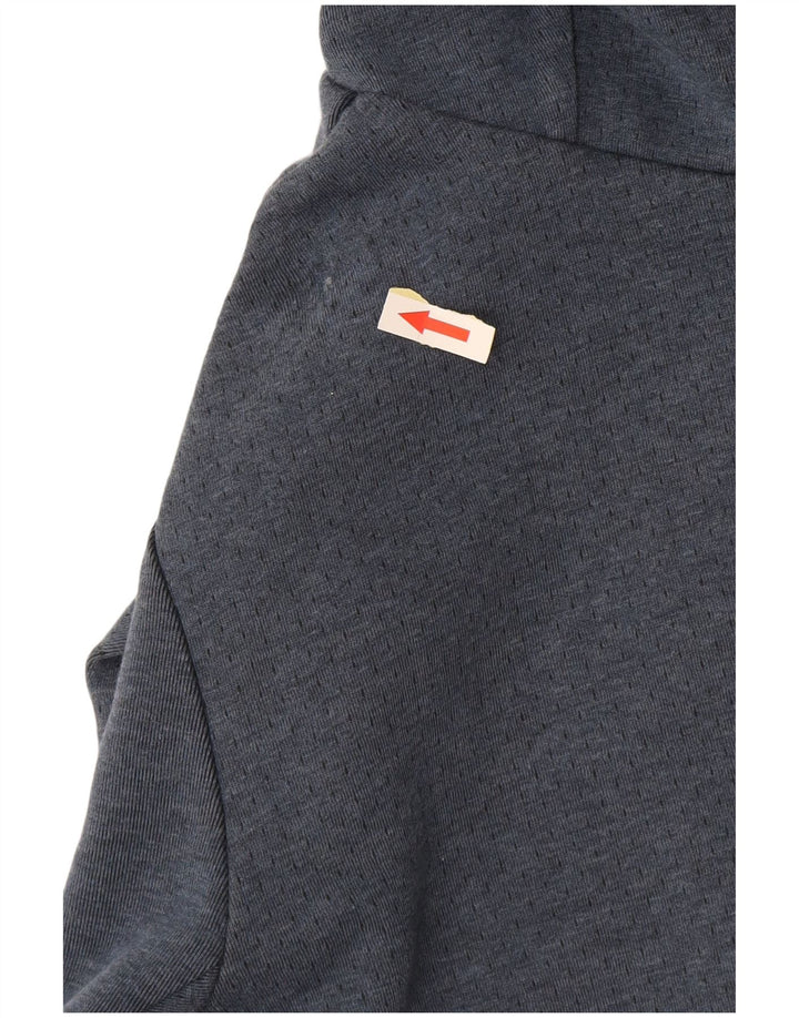 Nike Pull à capuche en coton bleu marine moyen pour homme