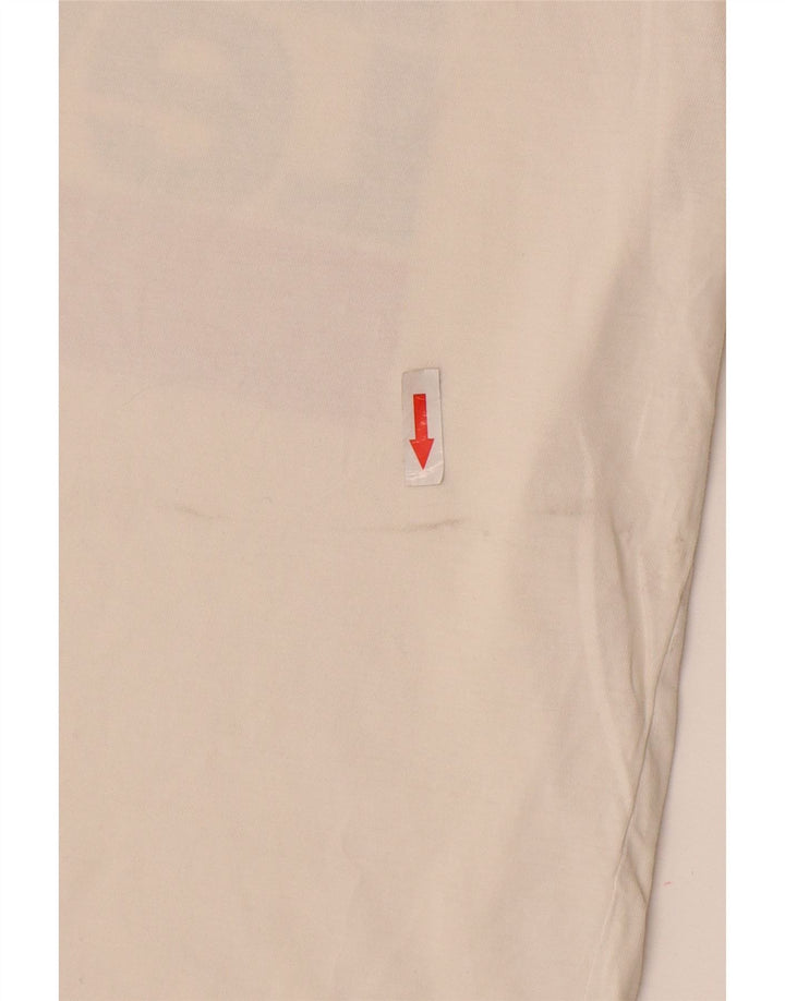 Levi's T-Shirt Graphique Top Small Homme Blanc Cassé
